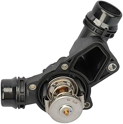 HARUMA 11537509227 Engine Coolant Thermostat Housing Assembly 1999-2006 for BMW 323Ci 323i 325i 325Xi 528i 530i X3 X5 Z3 Z4, Replace 11530139877