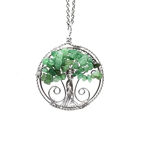 Arbre de Vie Pendentif en cristal naturel fait main pour sublimer votre élégance