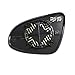 Fit System Passenger Side Heated Mirror Glass w/backing plate, Toyota Camry, Corolla, Yaris, 4 5/8