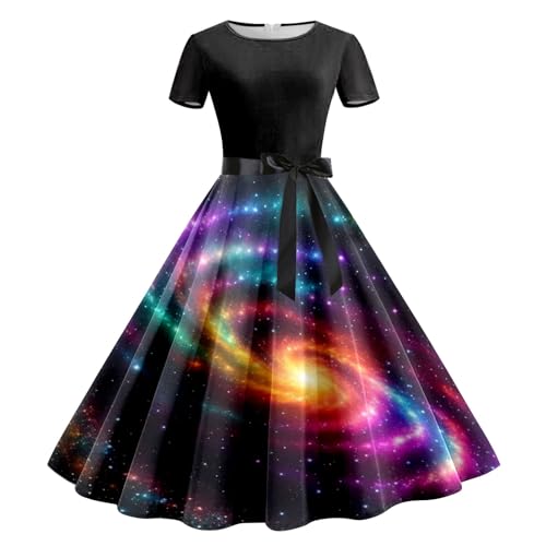 Robe d'été décontractée anti-chaleur pour silhouette sublimée avec ceinture