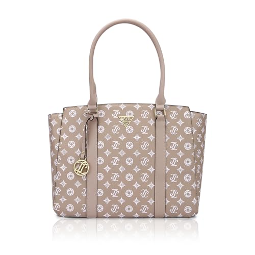 Image of Lavie Signature Women's Mono Shelton Tote Bag | Tote Handbag for Work | Ladies purse | Stylish Shoulder Bag | Gift for Women