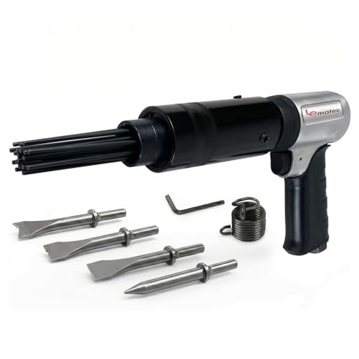 LE LEMATEC Air Needle Scaler & Chisel Kit