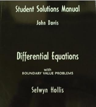 Paperback Differential Equations with Boundary Value Problems: Student Solutions Manual Book