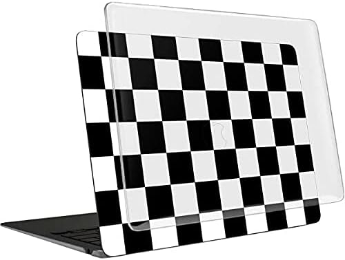 Skinit Case + Skin Compatible with MacBook Air 13in (2020) Originally Designed Black and White Checkered Design