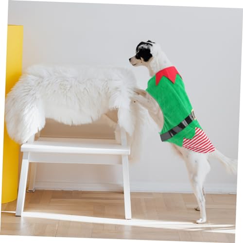 Disfraz de Navidad para perros KESYOO tamaño XXL verde miniatura 3