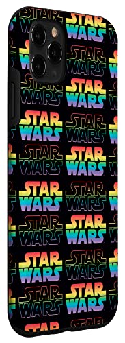 Coque iPhone 11 Pro Max Star Wars effet arc-en-ciel noir - 3