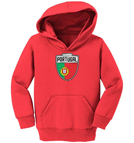 Portugal - Country Soccer Crest Toddler/Youth Fleece Hoodie
