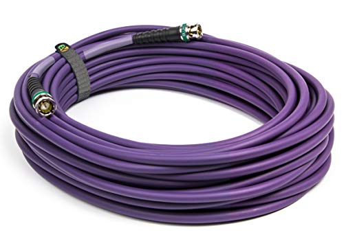Emelec VíasCom EQ234/0300 – 30,0m Conexión Video 4K-UHD 12G-SDI (0,76/3,40/6,00) con BNC 4K-UHD – Conductor Multifilar – Color Violeta – PVC Flexible