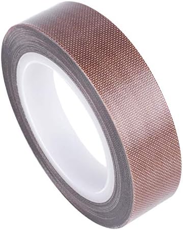 Teflon Tape, 3/4 Inch 30 Feet Fabric PTFE Tape for Vacuum Sealer, Hand and Impulse Sealer Machine, Insulation PTFE Coated Fiberglass Adhesive Tape Fit for FoodSaver, Seal A Meal, Weston, Cabella etc.
