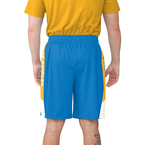 Image of FOCO NFL Mens NFL Team Logo Side Stripe Training Shorts