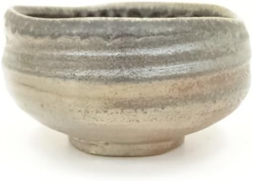 布志名焼 雲寅窯 舟木康定 薊(あざみ)絵図茶碗 共箱 陶芸家 中村