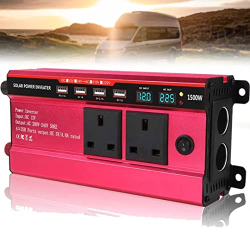 Convertisseur de voiture 1500W pour charger ordinateur et téléphone sur la route