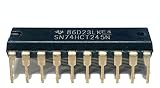 Juried Engineering SN74HCT245N SN74HCT245 74HCT245 Octal Bus Transceivers with 3-State Outputs Breadboard-Friendly IC DIP-20 (Pack of 10)