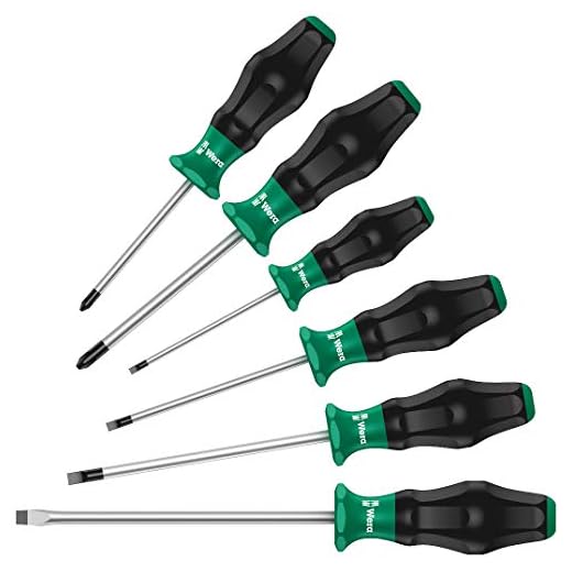 Wera 1334/6 Schraubendrehersatz Kraftform Comfort, 6-teilig, 05031551001