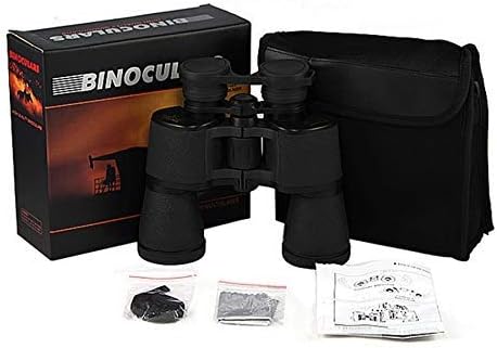 Practical Telescope Catadioptric Telescope 20X50 Powerful Outdoor Hd High Zoom Blue Film Double Barrel Metal Nonslip Tel