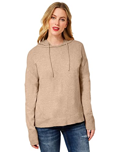 Street One Damen A302117 Hoodie, Buff Sand Melange, 36 Cover