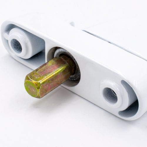 VERSA V-Win Inline Locking Espag UPVC Window Handle White, Universal Replacement with 5 Spindles - Image 5