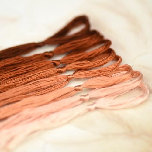 Image of MIINGGUXIUYI Mulberry Silk Floss Embroidery Thread Floss-Cross Stitch Threads China Silk Woven Jewelry Threads DIY Sewing Kits (100)