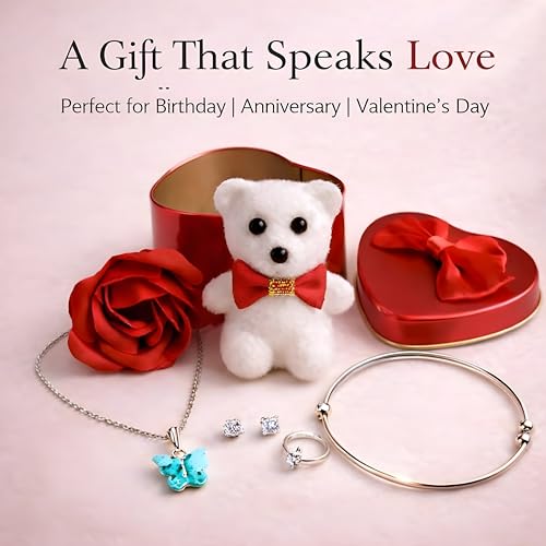 Generic Teddy & Jewellery Gift Combo for Women - Image 5