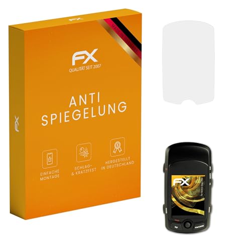 atFoliX Película Protectora compatible con Garmin Edge 705 Lámina Protectora de Pantalla, antirreflejos y amortiguadores FX Protector Película (3X)