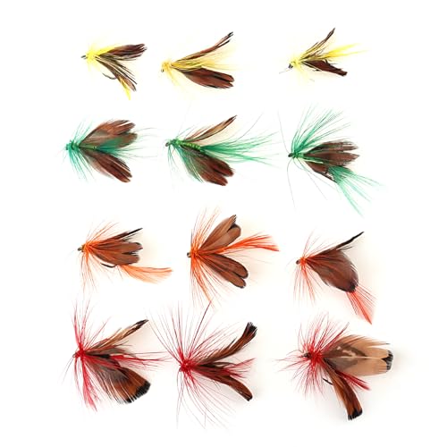 OriGlam 12pcs appâts de pêche appâts Papillons,...