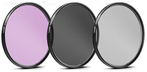 52MM 7PC Filter Set for NIKKOR AF-S DX 35mm f/1.8G Lens, Z 40mm f/2, Canon EOS R10 with 18-45mm, EF-S 24mm f/2.8 Lens - Includes 3 PC Filter Kit (UV-CPL-FLD) and 4PC Close Up Filter Set (+1+2+4+10) - Thumbnail 2