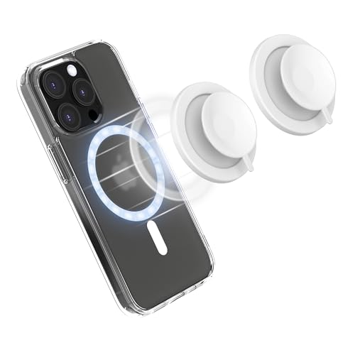 Silicone Suction Phone Case Magnetic Mount for iPhone 16 15 14 13 12 Mag Safe Case & All Phones
