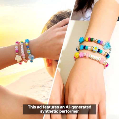 Esoes 433PCS Bag Charm & Keychain Making Kit for Women Girls, DIY Beaded Bracelet Making Kit with Alphabet Beads, Cute Key Chain Charm Supplies, Bead Kit for Phone Charms, Jewelry & Crafts - Image 6