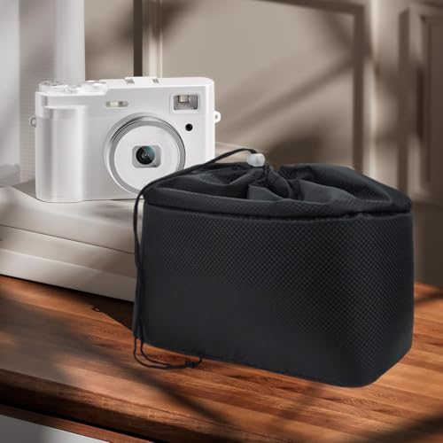 Bolsa insertable para cámara con separadores modulares estuche interior negro 7