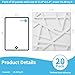 Art3d 20 Pack Decorative 3D Wall Panels, 19 Sq.Feet PVC Interior Wall Décor, 11.8