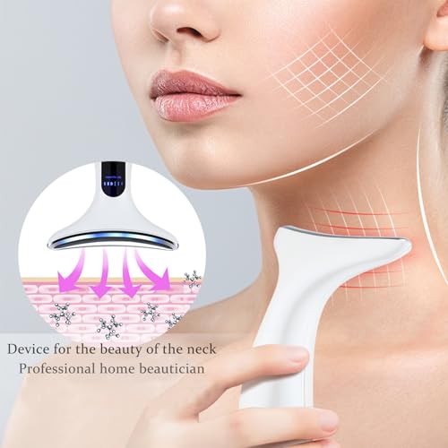 Face Massager 40-45 °C Anti-Wrinkle Facial Massager 4 in 1 Facial Lifting Device 4 Modes Face Sculptor EMS Microcurrent Massage Red Light Therapy - Image 4