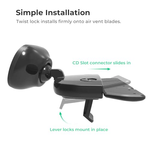 iOttie iTap 2 Magnetic CD Slot Car Mount Holder, Cradle for Samsung Galaxy S22, Google Pixel 7, Motorola Moto G, OnePlus 10, Sony Xperia & Other Android Smartphones, Black - image 7