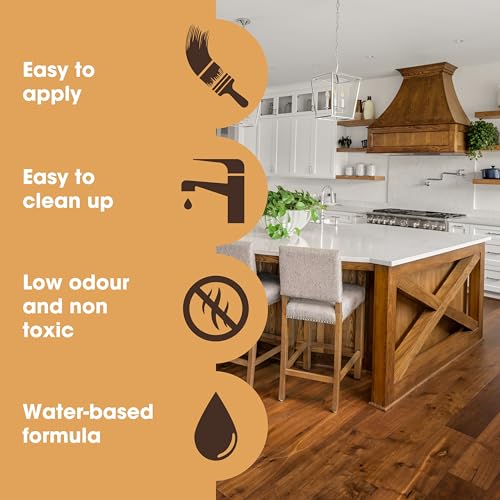 Furniture Clinic Pre-Stain Wood Conditioner - Water-Based - Indoor and Outdoor Use - Low Odour and Non-Toxic – Use Before Staining Wood 2.5L