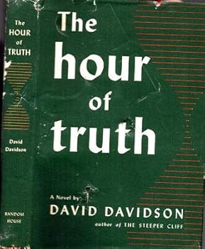 Hardcover 1949 1ST EDITION HOUR OF TRUTH DAVID DAVIDSON WITH DJ Book