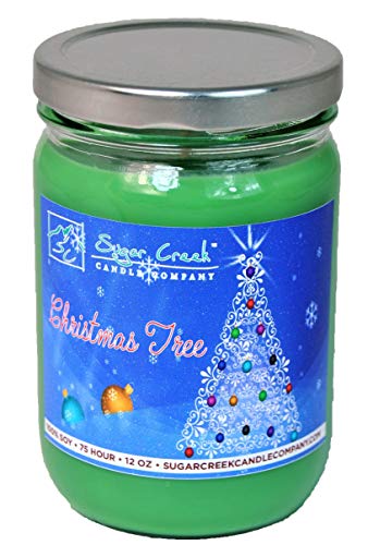 Sugar Creek Candles | Christmas Tree (Wonderful, Perfect Tree!) | 100% Natural Soy Wax, Non-Toxic | Made in USA | This Candle Will Bring Back All The Memories of Waking up on Christmas Morning!