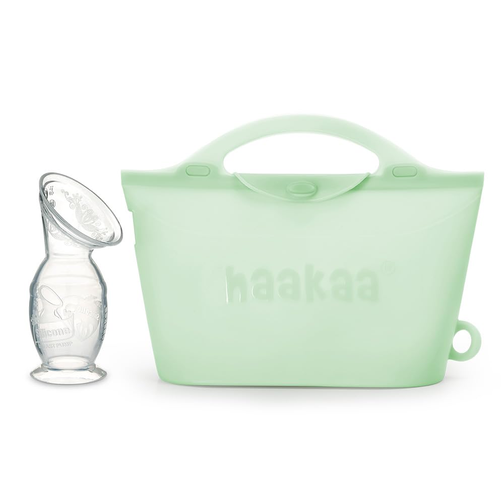 Bolsa Esterilización Biberones para Microondas Reutilizable 2000 ml – Esteriliza Sacaleches, Biberones, Tetinas y Cocina Alimentos con Vapor – Bolsa Esterilización Uso Múltiple – Haakaa