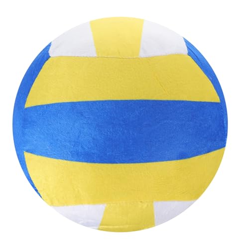 MUSISALY Volley-Ball en Peluche Grand Format Ballon de Sport Doux en Tissu et Coton PP Décoration Légère et Résistante pour Garçon et Filles Amusant et...