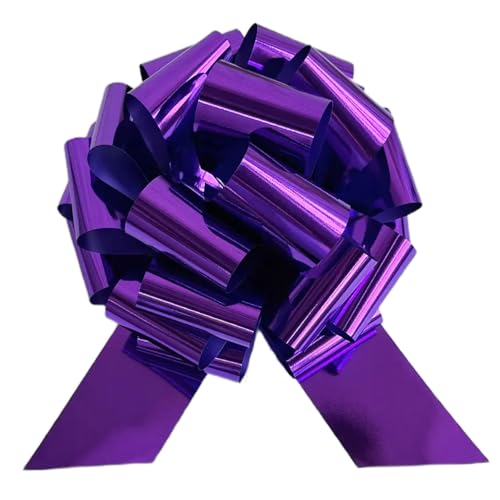 Image of 14 Inch Large Purple Gift Bow,1Pcs Big Bow for Present,Big Gift Bow for appliances,Bikes,Table Decorations and Party Events (Purple)