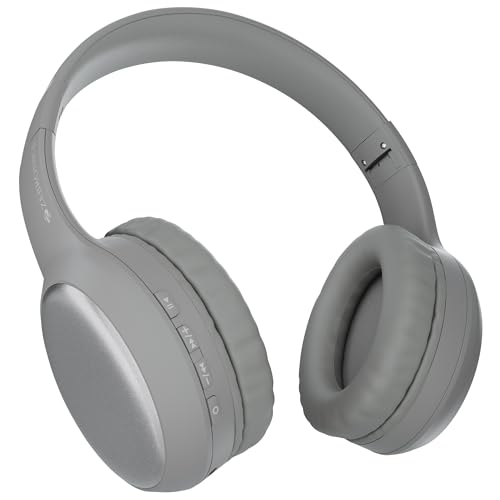 Zebronics Thunder Max (2026 Upgrade) Wireless Headphones, BT v6.0, Upto 120hrs Playback, 40mm Drivers, ENC, Gaming Mode, Dual Pairing, AUX, Rapid Charge, 3 EQ Modes, Voice Assistant, (Grey)