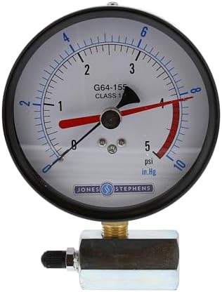 Jones Stephens G64155 5 LB Gas Test Assy W/ 4 in FACE - N/A