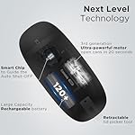 Ultrablade PRO Auto Stop Can Opener - Rechargeable Electric Can Opener for Kitchen for Seniors with Arthritis - One Touch Side Cut Opener, Smooth Edge, Handfree, Wall Mounted Small Size, Black - Image 4