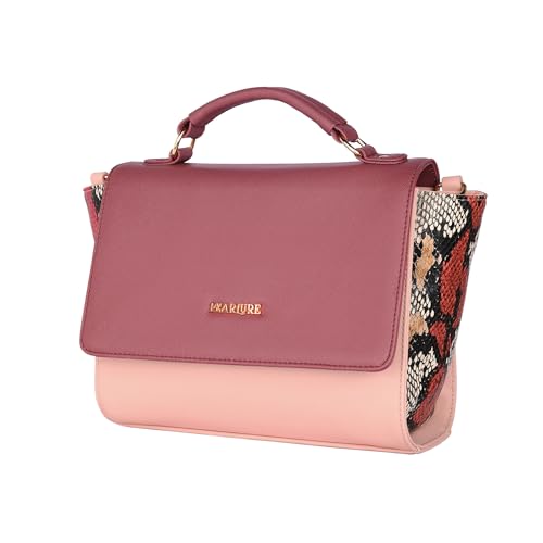 Image of Julia Sling Bag for Women, Stylish Handbag Sling Bag Italian Vegan Leather Bag with Detachable Sling Strap Sling Bag for College and Office