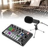 【Entièrement mis en évidence】Ce kit d'équipement de podcast contient presque toutes les fonctions courantes de la diffusion, telles que le mixage, les aigus, l'ajustement des basses, la réduction du bruit, l'accompagnement, l'évasion, le changement de voix et l'élimination du son original dans la chanson. De plus, le mélangeur dispose d'une connexion sans fil BT, ce qui est très pratique.