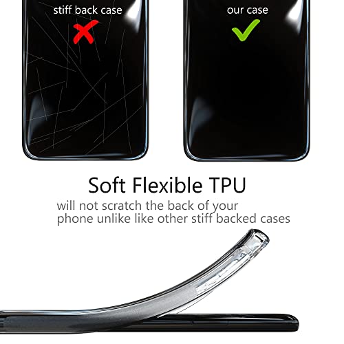 Tektide Case Compatible For Iphone 12 Pro,[Invisible Armor] Xtreme Slim, Clear, Soft, Lightweight, Shock Absorbing Tpu Bumper/Back Cover #TOP5