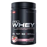 VAST PRO Whey – Legendary Strawberry – Premium Protein Pulver mit 24g Eiweiß zum Muskelaufbau, instantisiert für die perfekte Löslichkeit, mit Whey Isolat reich an BCAAs & EAAs, 900g