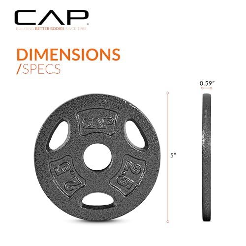 Image of CAP Barbell Standard 1-Inch Grip Weight Plates