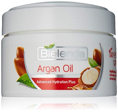 Bielenda Argan Oil Night Regenerating and Anti-Wrinkle Cream For Dry Skin (Coenzyme Q10, Hyaluronic Acid, Shea Butter) 1.7 oz