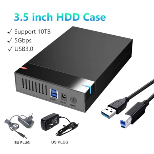 Caja externa para disco duro SATA 3.5'' USB 3.0 miniatura 5