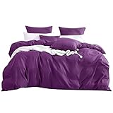 Con estos fantásticos juegos de ropa de cama, tu edredón y almohada estarán protegidos contra la suciedad. Además, la ropa de cama de 200 x 220 color lila también cuenta con su característica de fácil cuidado y es lavable a máquina hasta 60 °C y apto para secadora.