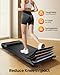 YIMUYIMU Walking Pad Treadmill, 6km/h Under Desk Treadmill for Home, 2.5HP Quiet Portable Electric Running Pad, Office Mini Walking Machine, 300LBS Capacity, Remote & LED Display, No Assembly